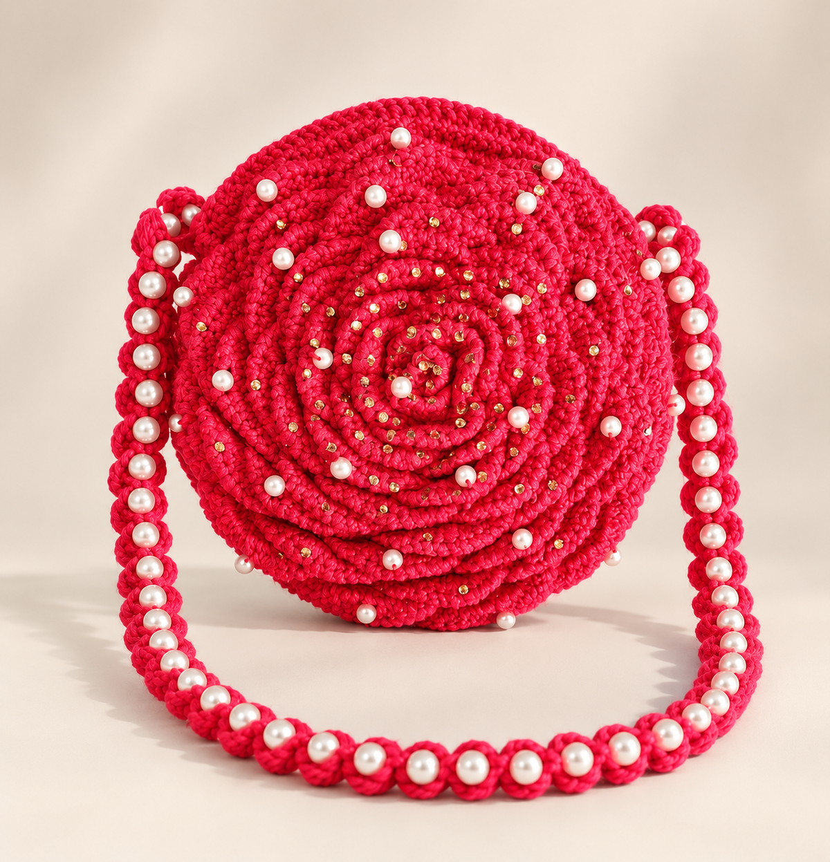 The Rosé Bloom Bag (9")